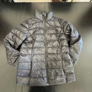 Eddie Bauer Down Puffer Jacket Lightweight Packable Cold Weather‎ Active Outdoor
